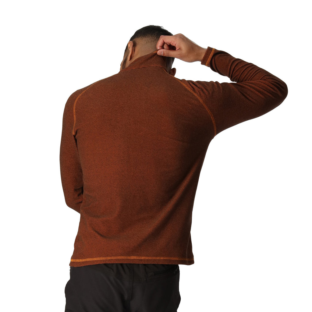 Regatta Men's Montes Lightweight Half Zip Fleece Burnt Copper