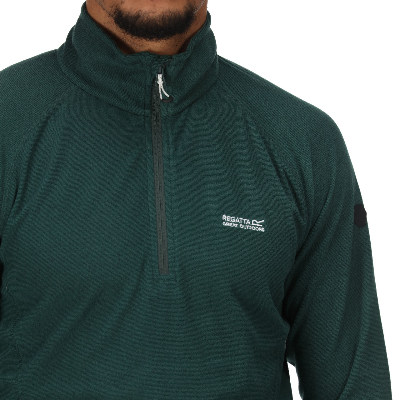 Regatta Men's Montes Lightweight Half Zip Fleece Green Gables/Sea Moss