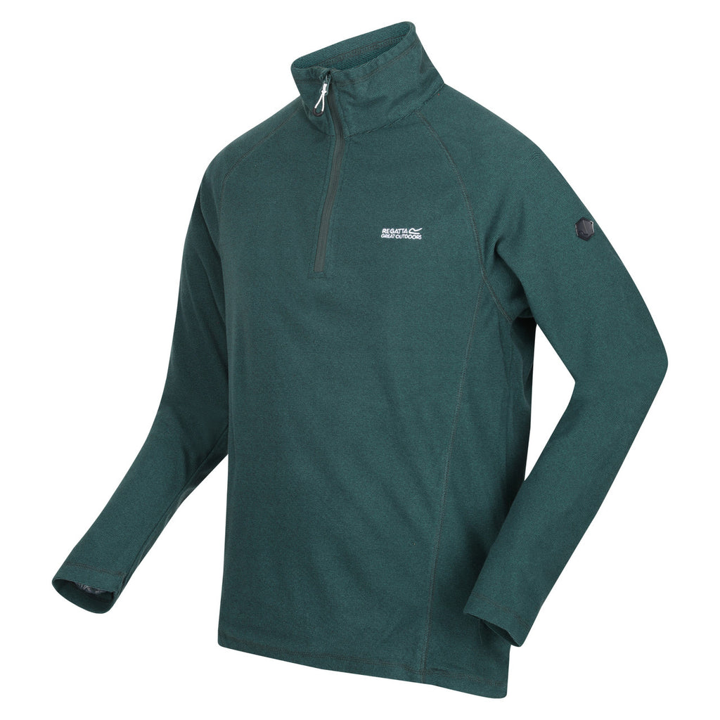 Regatta Men's Montes Lightweight Half Zip Fleece Green Gables/Sea Moss