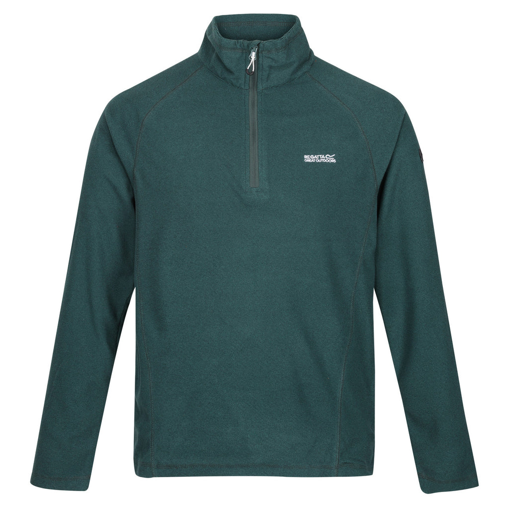 Regatta Men's Montes Lightweight Half Zip Fleece Green Gables/Sea Moss