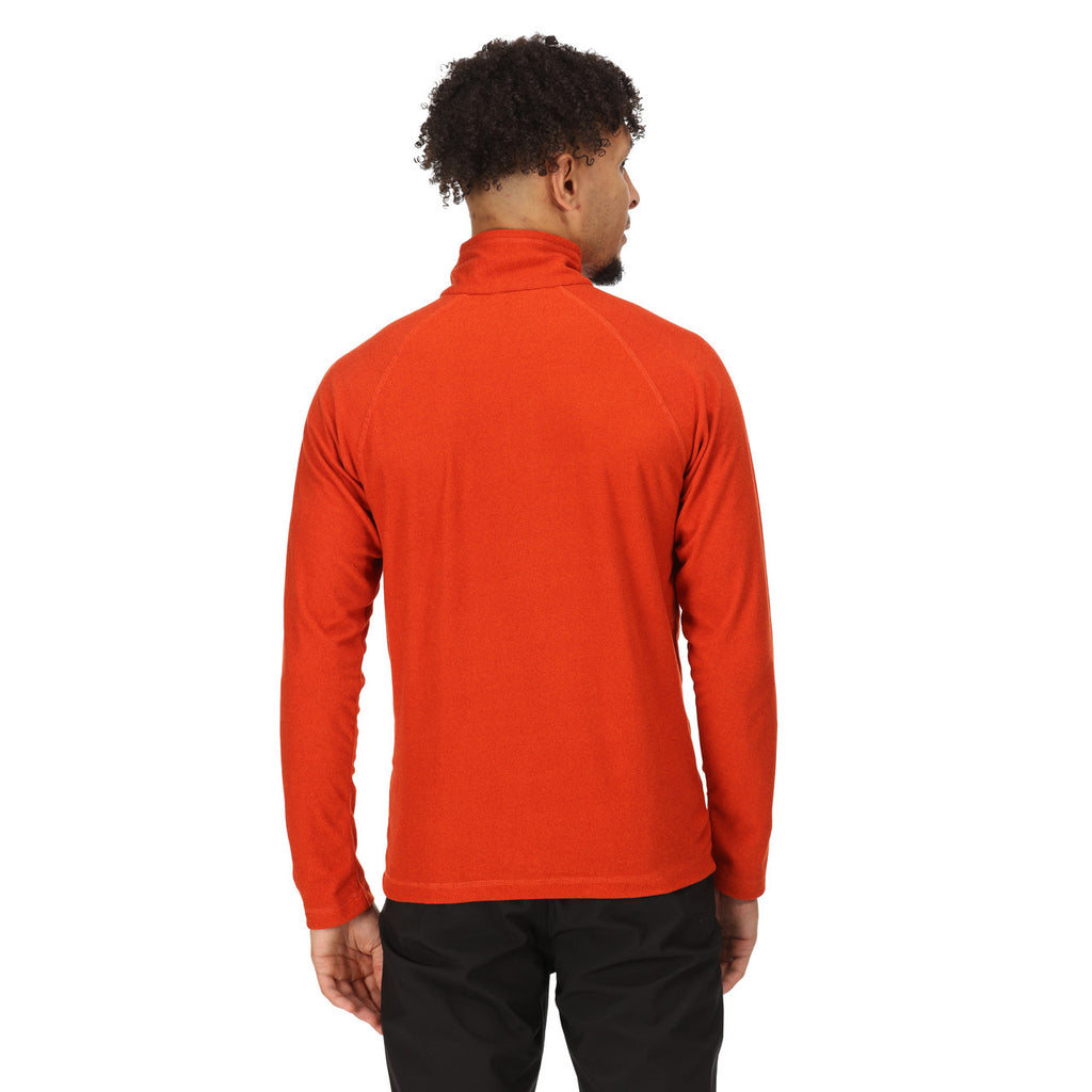 Regatta Men's Montes Lightweight Half Zip Fleece Rusty Orange
