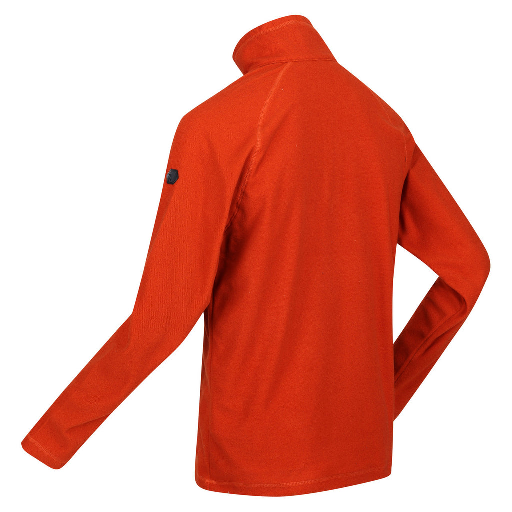 Regatta Men's Montes Lightweight Half Zip Fleece Rusty Orange