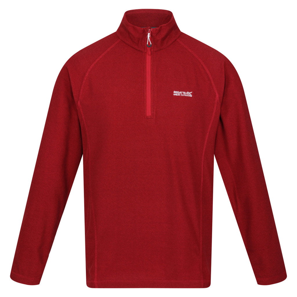 Regatta Men's Montes Lightweight Half Zip Fleece Dark Red/Cabernet