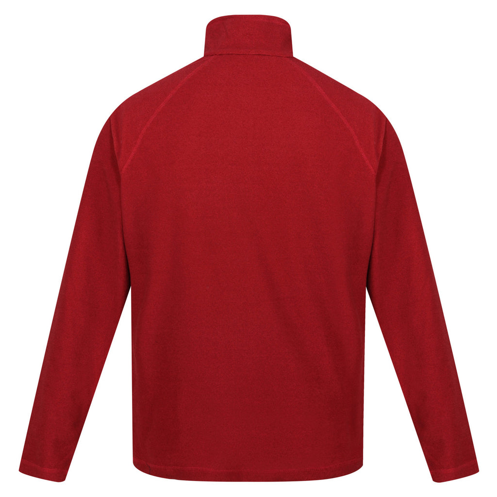 Regatta Men's Montes Lightweight Half Zip Fleece Dark Red/Cabernet
