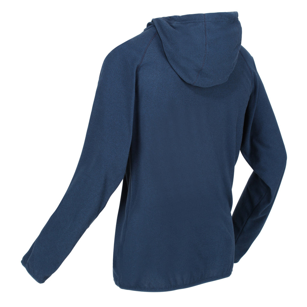 Regatta Men's Montes Pullover Hoody Lightweight Fleece Moonlight Denim/Black