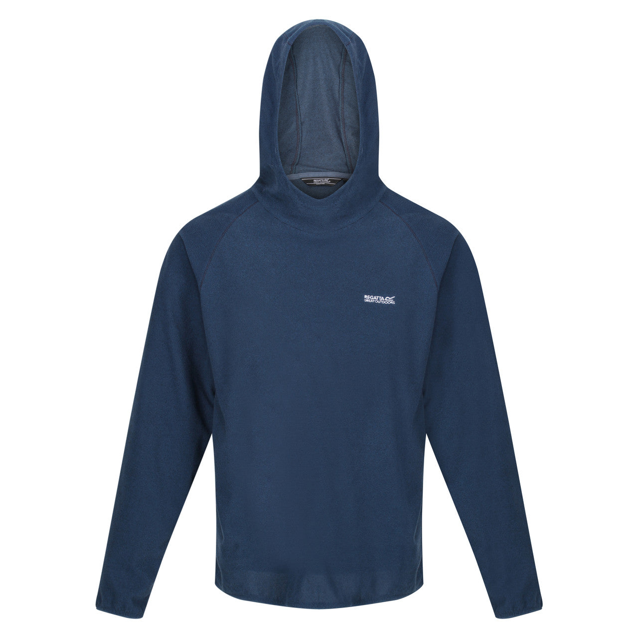 Regatta Men's Montes Pullover Hoody Lightweight Fleece Moonlight Denim/Black