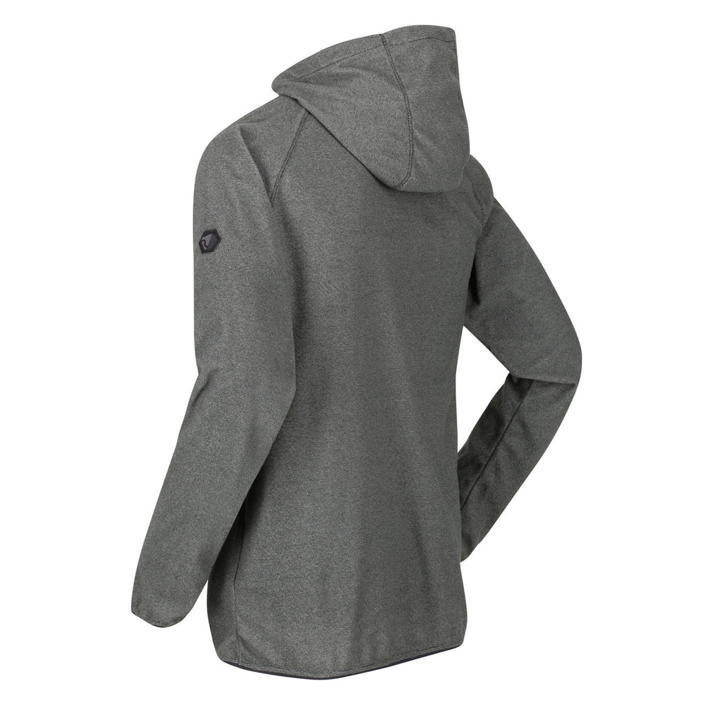 Regatta Womens Montes Lightweight Hoody Light Steel Black