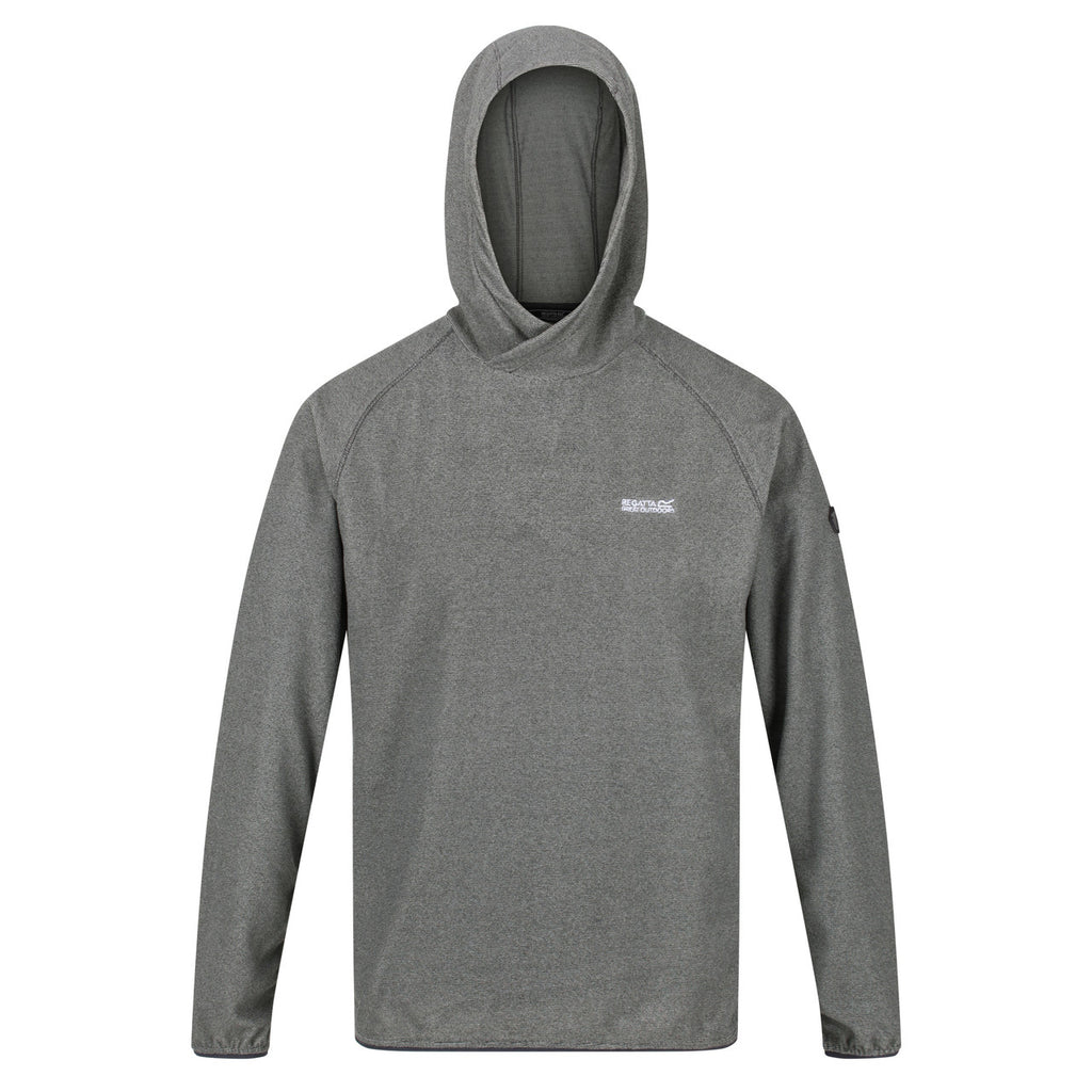 Regatta Womens Montes Lightweight Hoody Light Steel Black