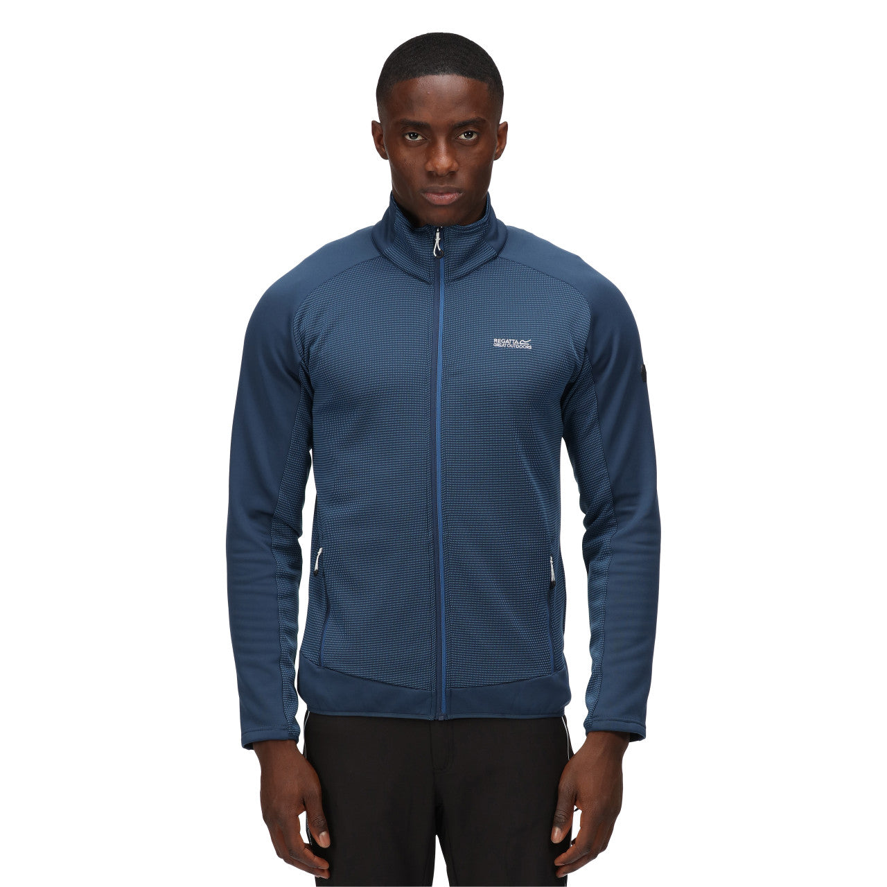 Regatta Men's Highton II Full Zip Fleece Dynasty Blue/Moonlight Denim