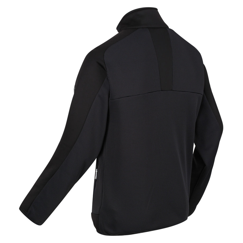 Regatta Men's Highton II Full Zip Fleece India Grey Black
