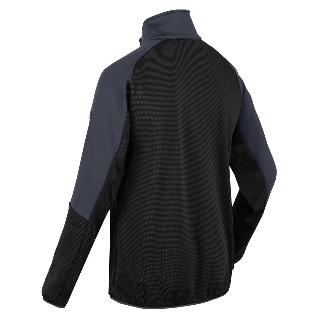Regatta Men's Highton Half Zip Fleece Black/India Grey