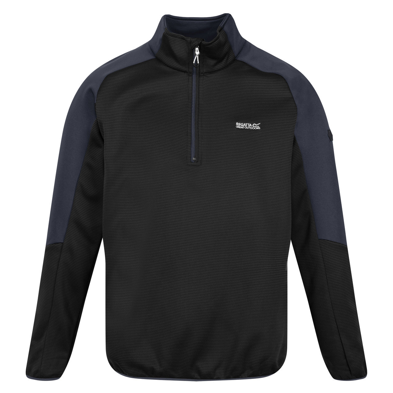 Regatta Men's Highton Half Zip Fleece Black/India Grey