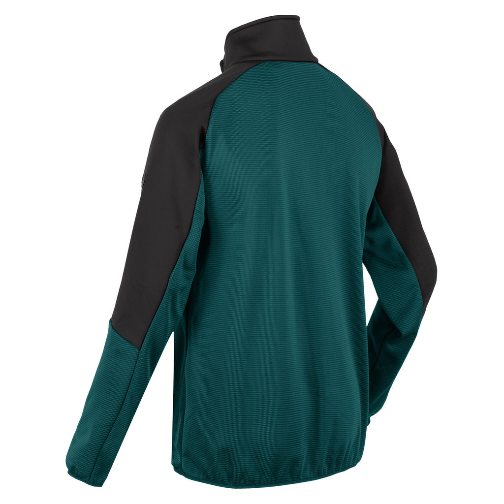 Regatta Men's Highton Half Zip Fleece Pacific Green/Black