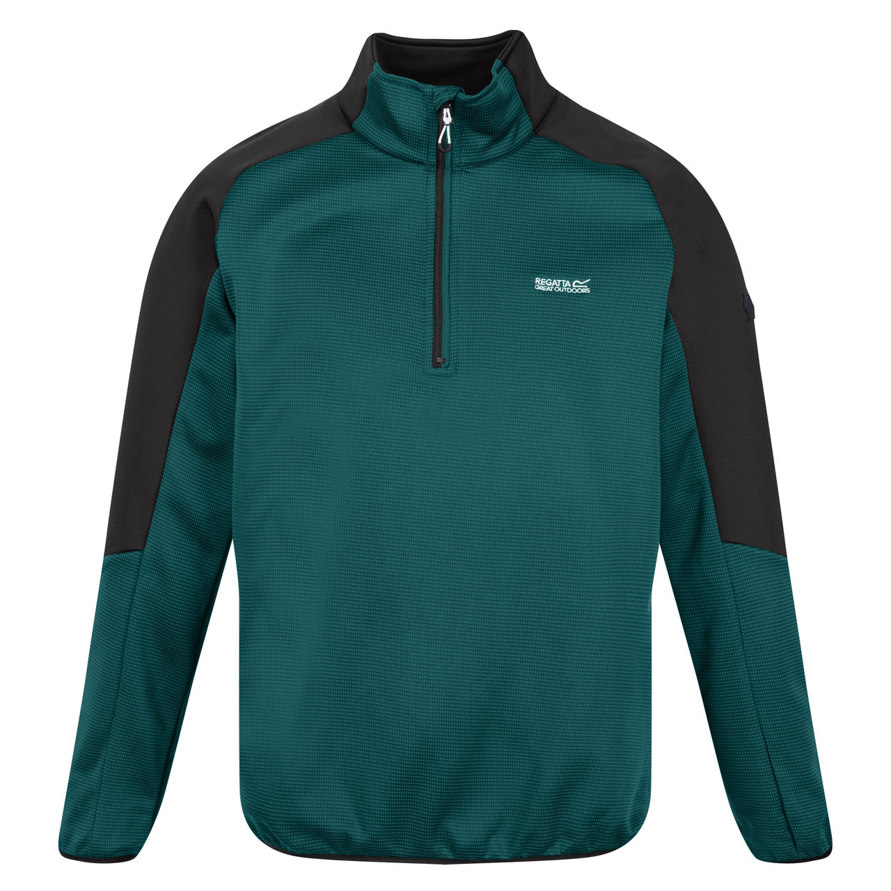 Regatta Men's Highton Half Zip Fleece Pacific Green/Black