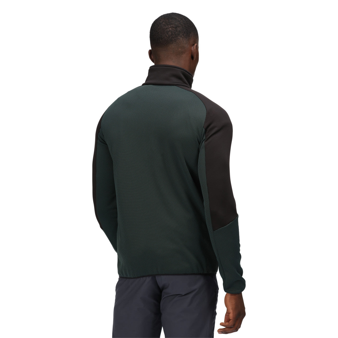 Regatta Men's Highton Half Zip Fleece Pacific Green/Black
