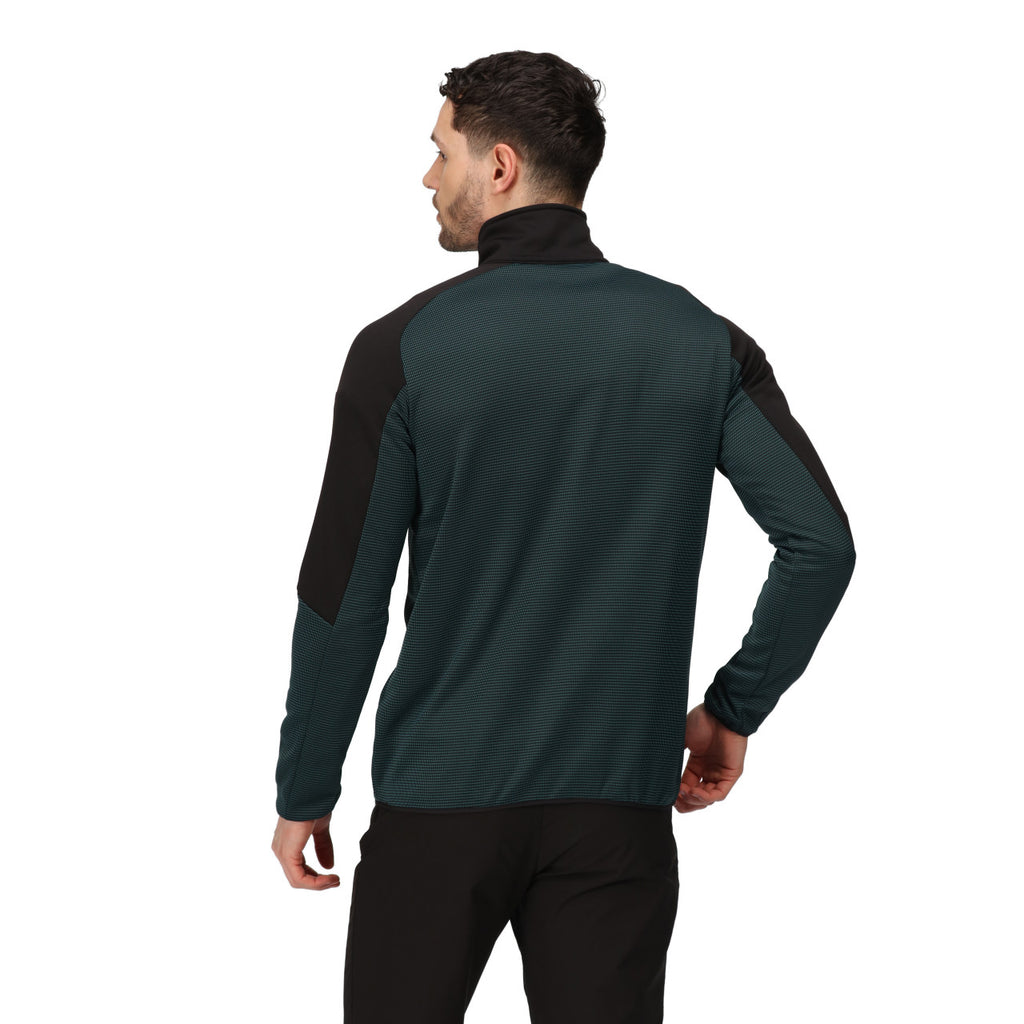 Regatta Men's Highton Half Zip Fleece Pacific Green/Black