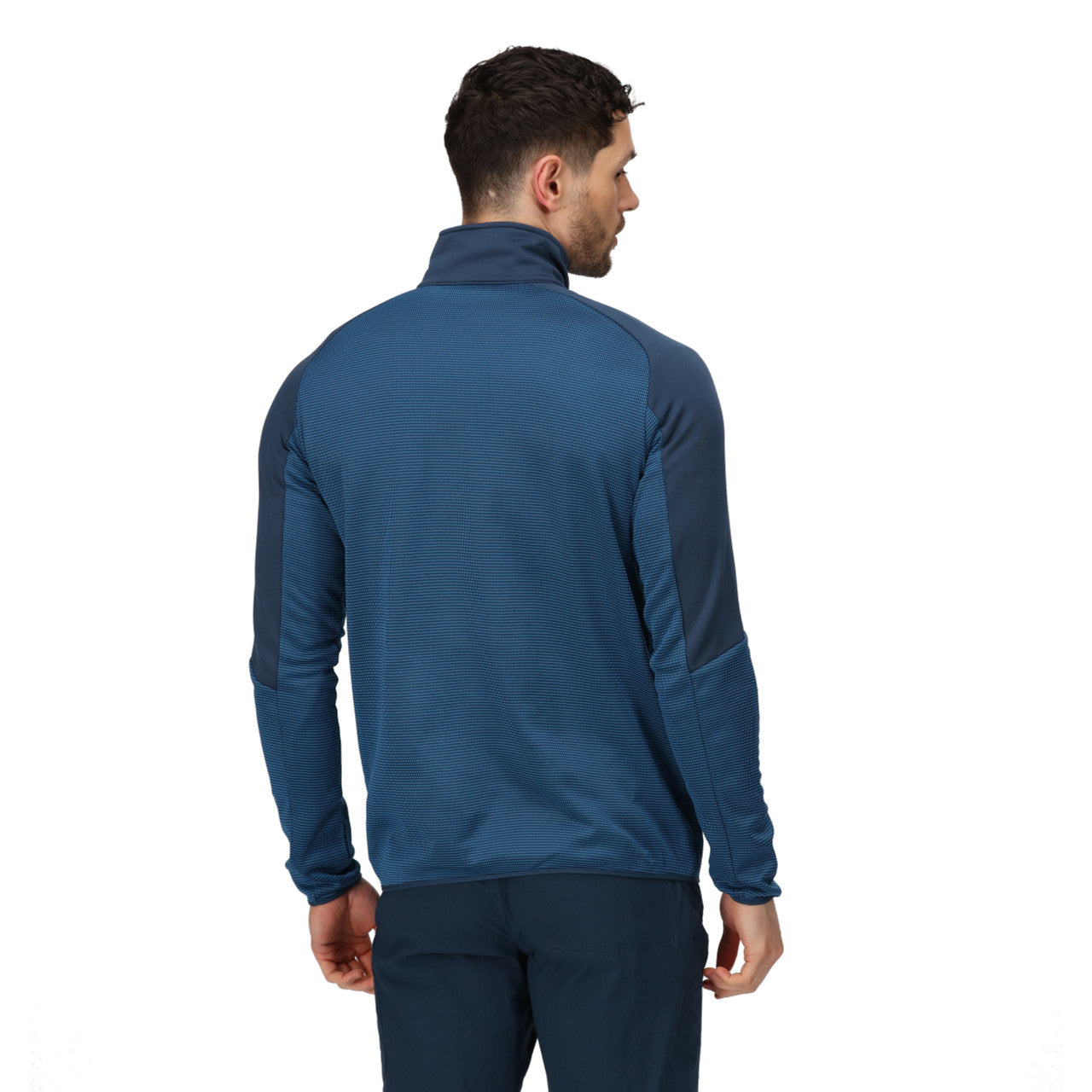 Regatta Men's Highton Half Zip Fleece Imperial Blue/Moonlight Denim
