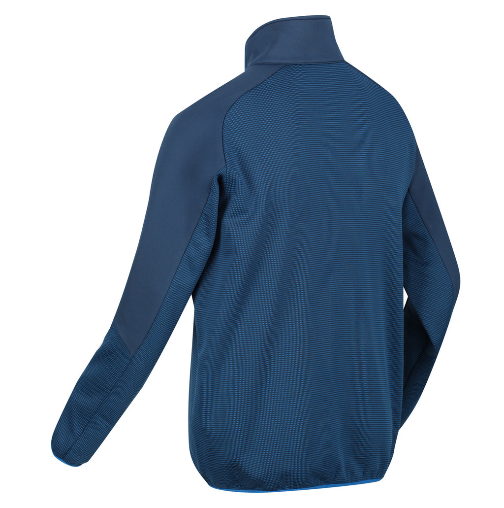 Regatta Men's Highton Half Zip Fleece Imperial Blue/Moonlight Denim