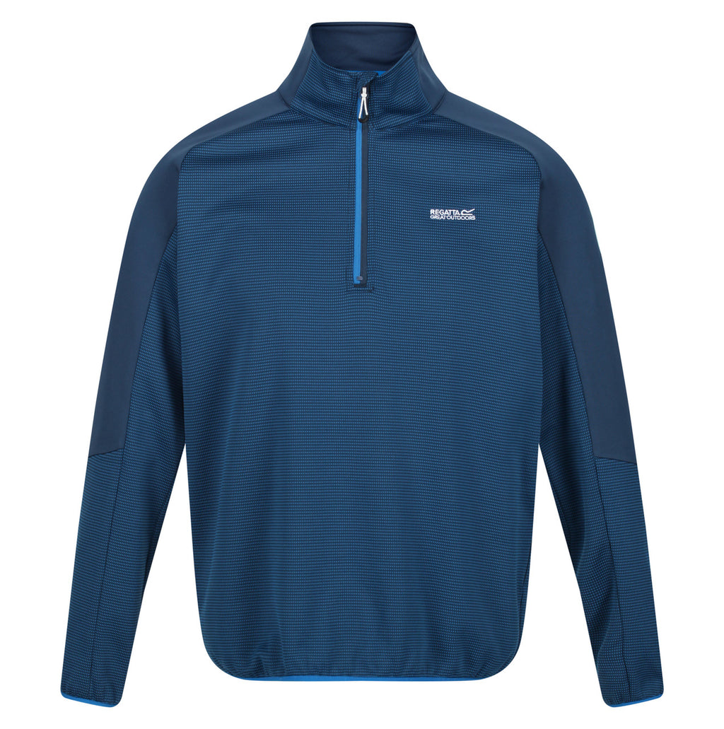 Regatta Men's Highton Half Zip Fleece Imperial Blue/Moonlight Denim