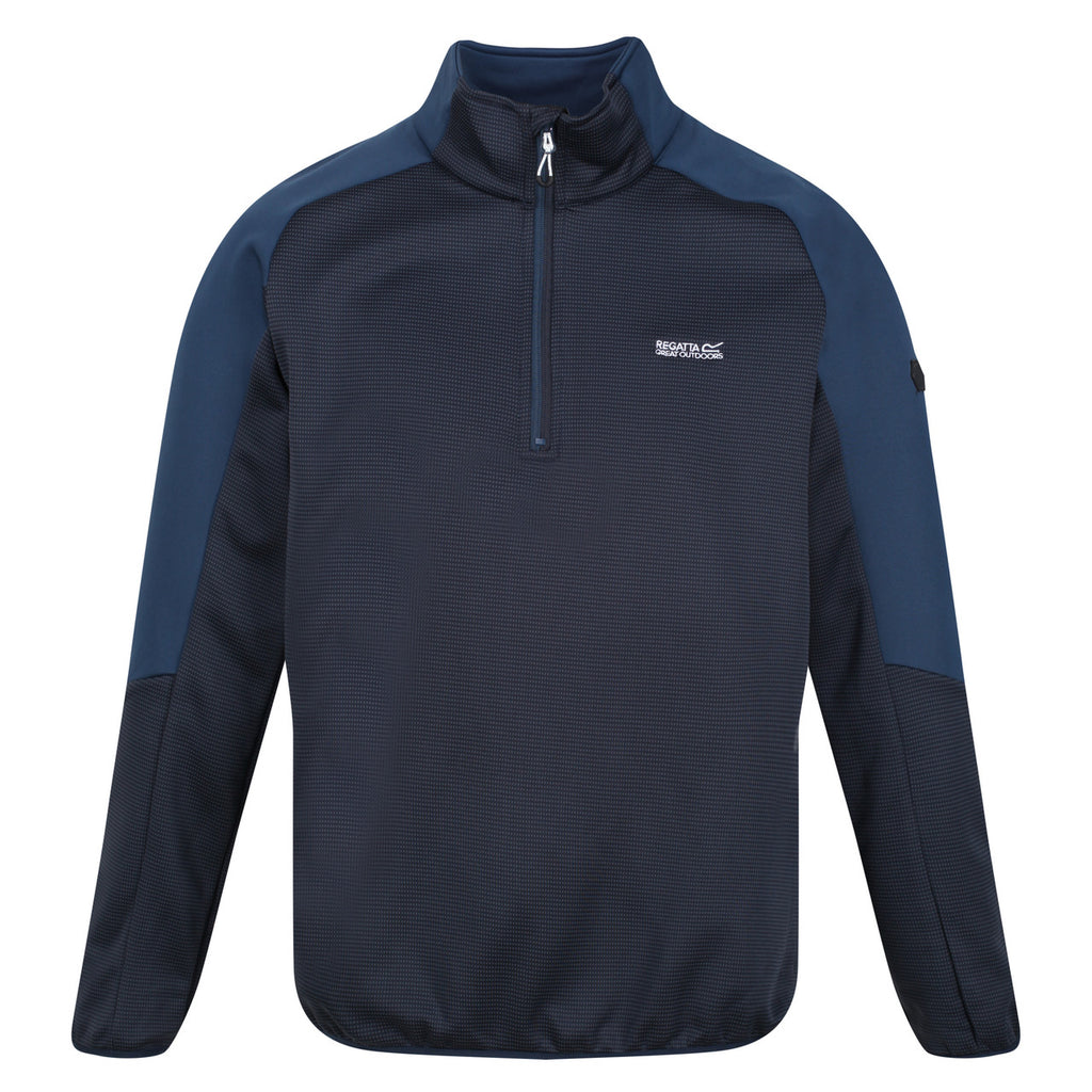 Regatta Men's Highton Half Zip Fleece Moonlight Denim