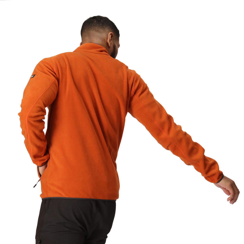 Regatta Mens Hadfield Full Zip Micro Fleece Washable Quick Dry Hardwearing Size