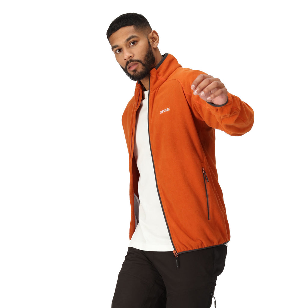 Regatta Mens Hadfield Full Zip Micro Fleece Washable Quick Dry Hardwearing Size