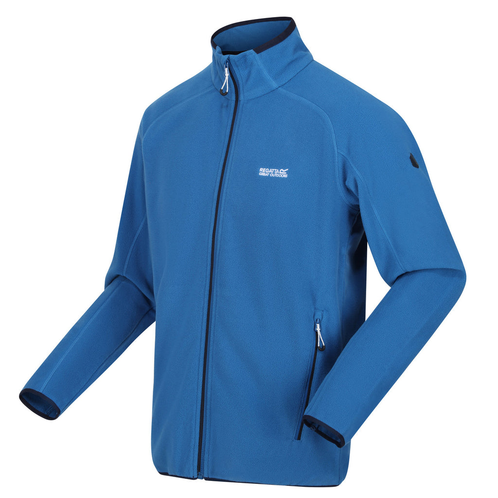 Regatta Mens Hadfield Full Zip Micro Fleece Washable Quick Dry Hardwearing Size