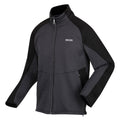 Regatta Men's Highton Winter Full Zip Fleece Dark Grey/Black