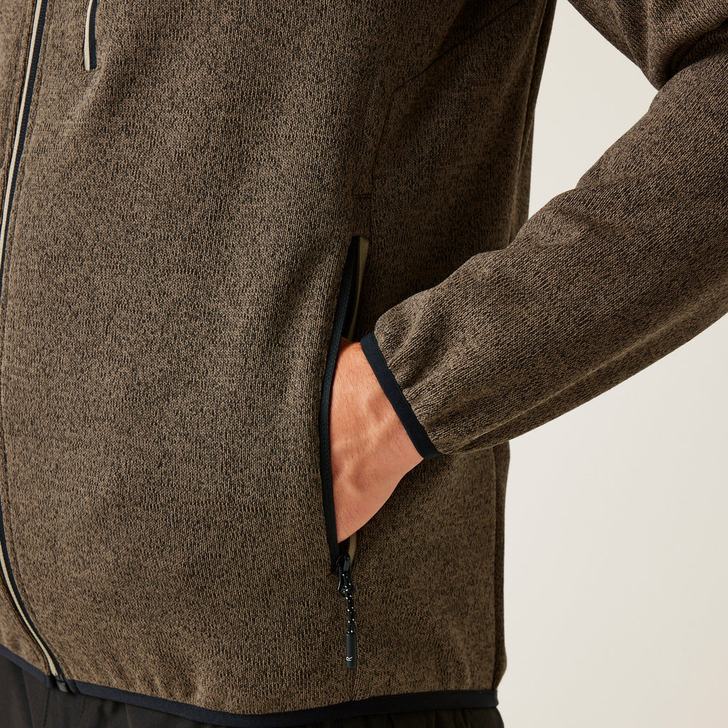 Regatta Kames Fleece Jacket – Men's Full-Zip Mid Layer – Warm & Breathable Outdoor Hiking Jumper