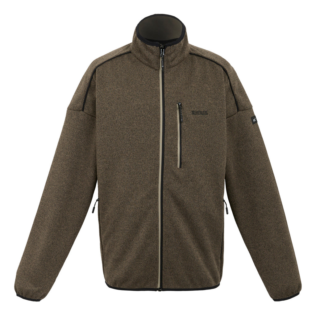 Regatta Kames Fleece Jacket – Men's Full-Zip Mid Layer – Warm & Breathable Outdoor Hiking Jumper
