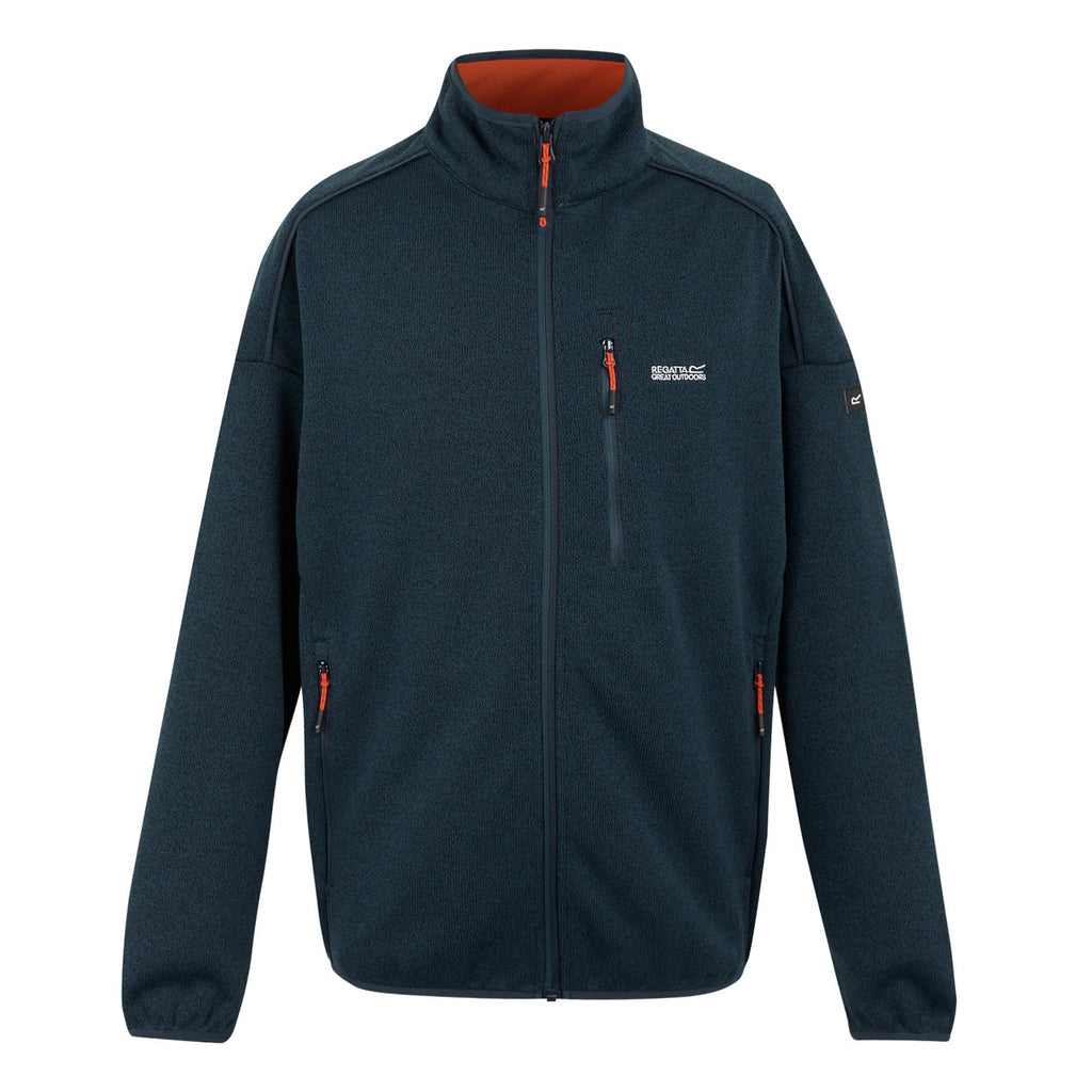 Regatta Kames Fleece Jacket – Men's Full-Zip Mid Layer – Warm & Breathable Outdoor Hiking Jumper