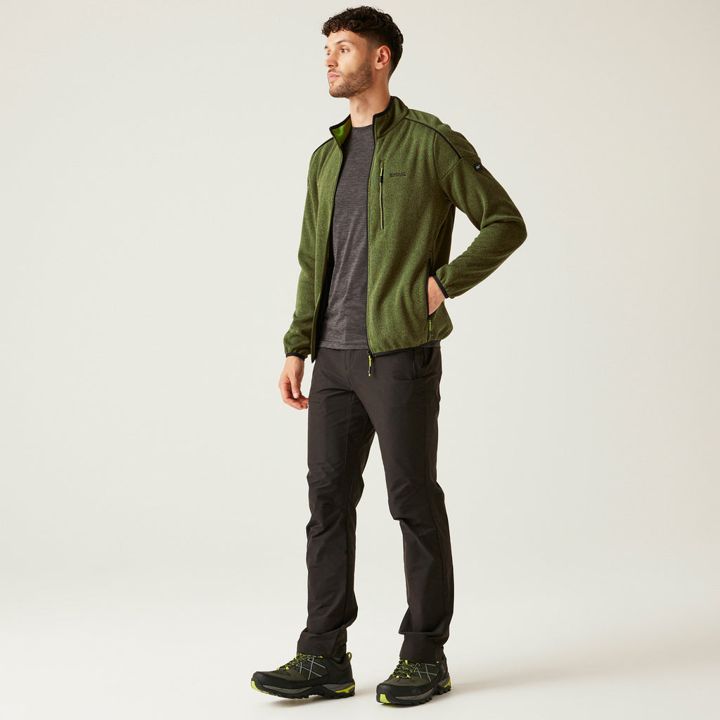 Regatta Kames Fleece Jacket – Men's Full-Zip Mid Layer – Warm & Breathable Outdoor Hiking Jumper