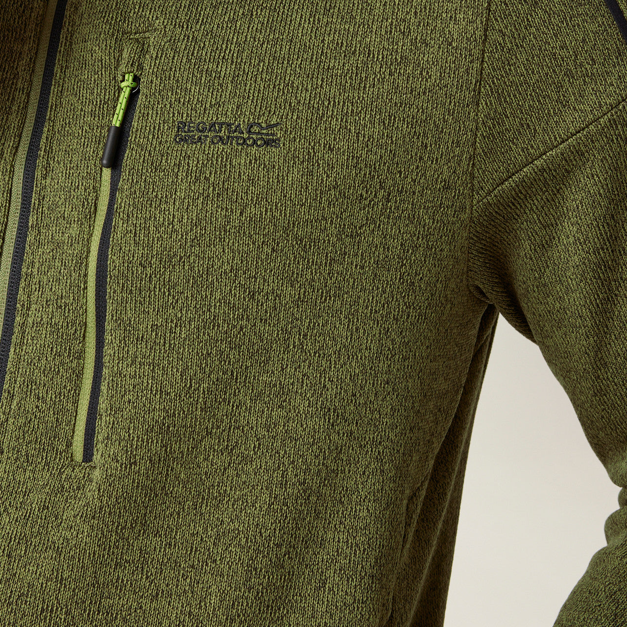 Regatta Kames Fleece Jacket – Men's Full-Zip Mid Layer – Warm & Breathable Outdoor Hiking Jumper