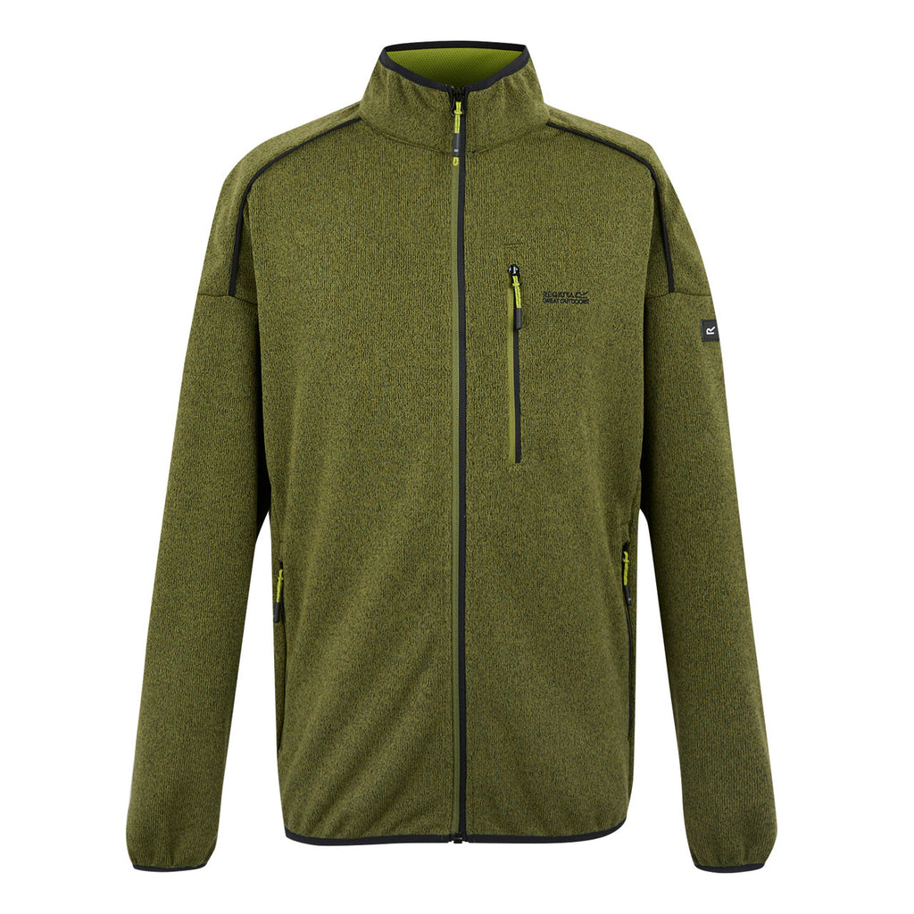 Regatta Kames Fleece Jacket – Men's Full-Zip Mid Layer – Warm & Breathable Outdoor Hiking Jumper