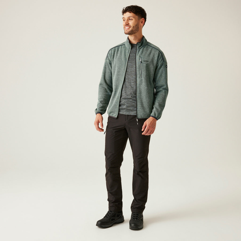 Regatta Kames Fleece Jacket – Men's Full-Zip Mid Layer – Warm & Breathable Outdoor Hiking Jumper