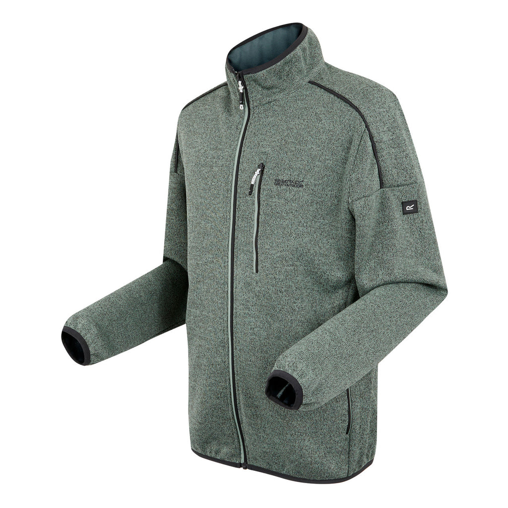 Regatta Kames Fleece Jacket – Men's Full-Zip Mid Layer – Warm & Breathable Outdoor Hiking Jumper