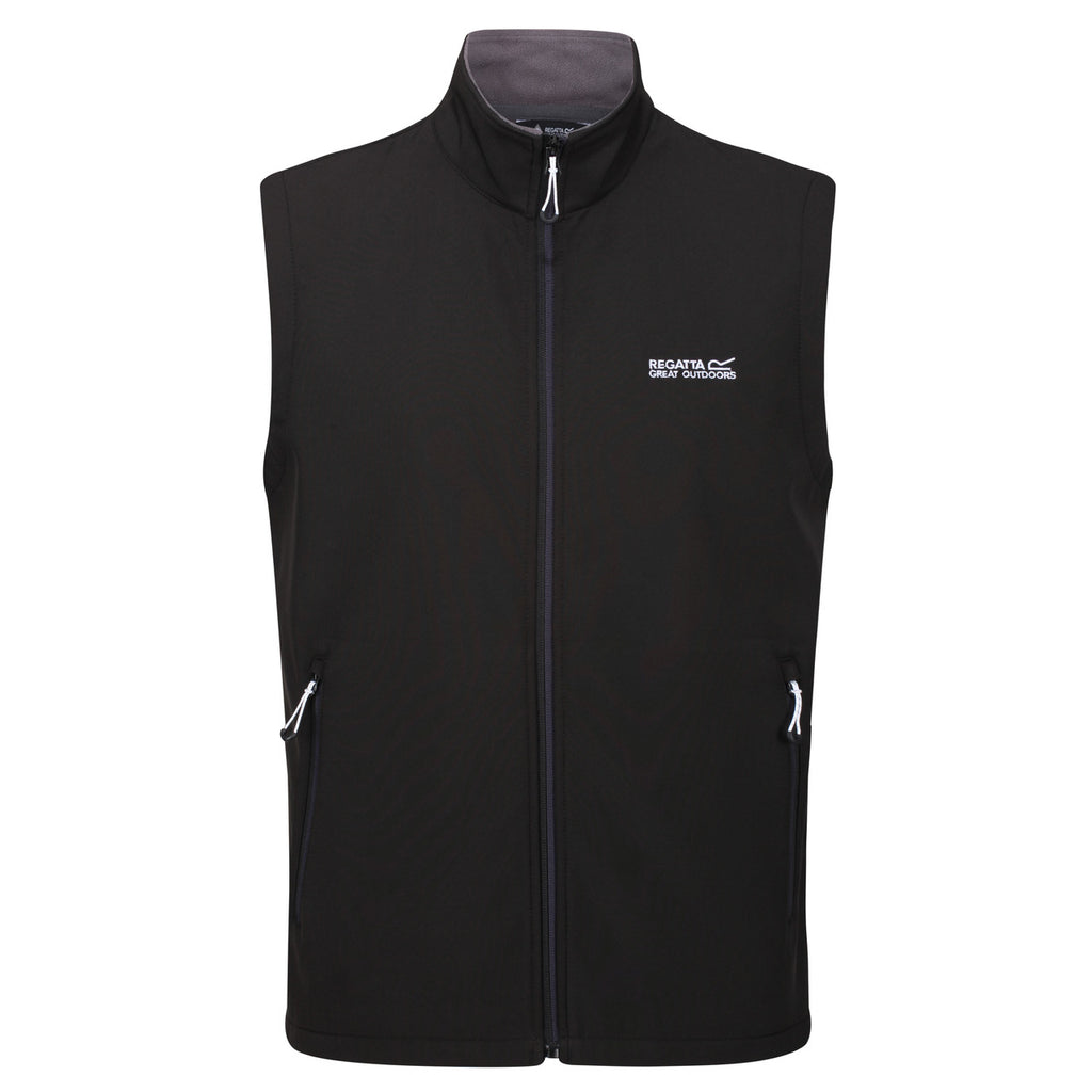 Regatta Men's Bradwell III Softshell Gilet Bodywarmer Black