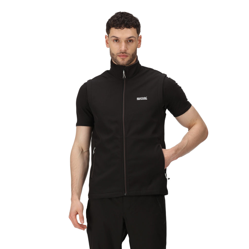 Regatta Men's Bradwell III Softshell Gilet Bodywarmer Black