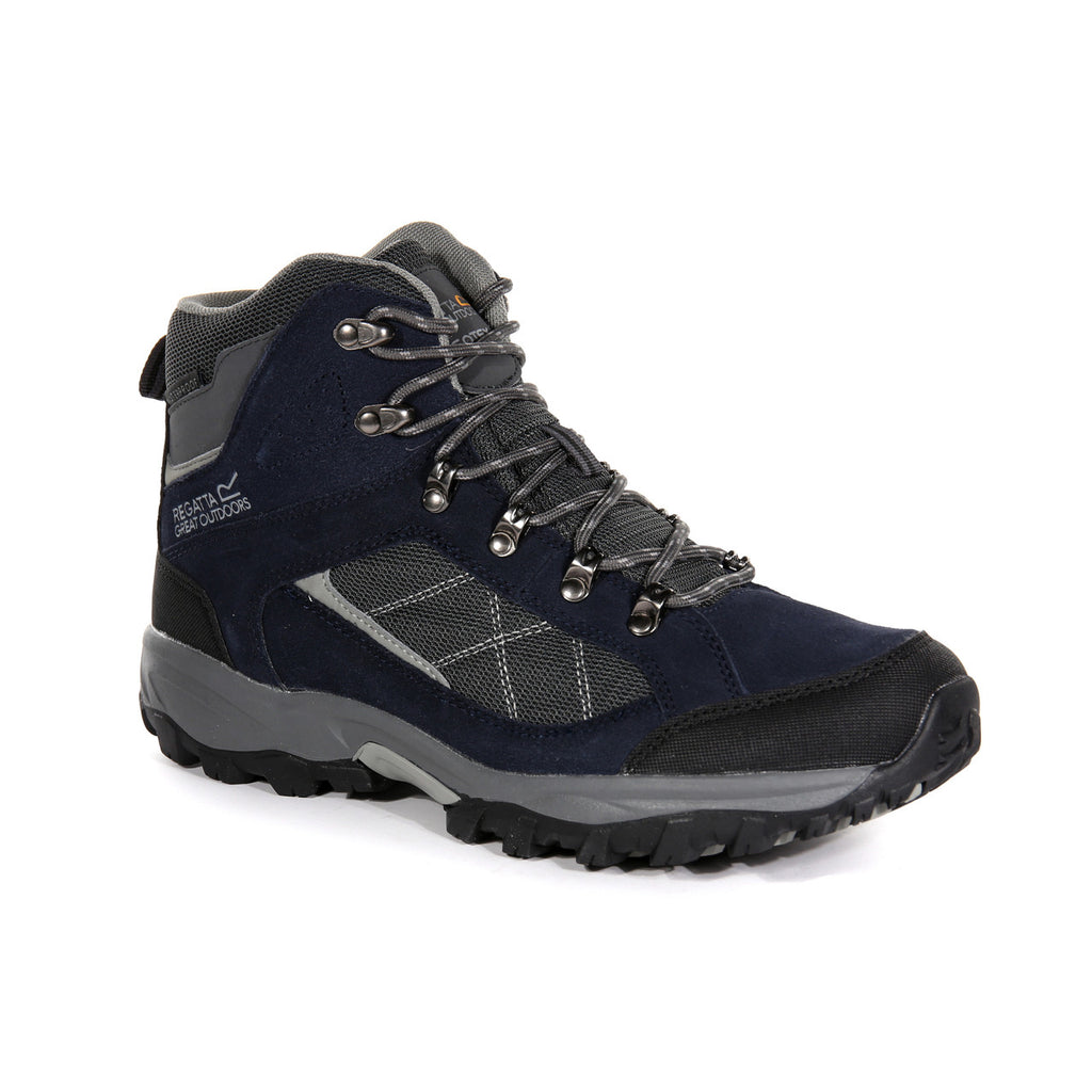 Regatta Men's Clydebank Waterproof Hiking Boots Navy Blazer Briar