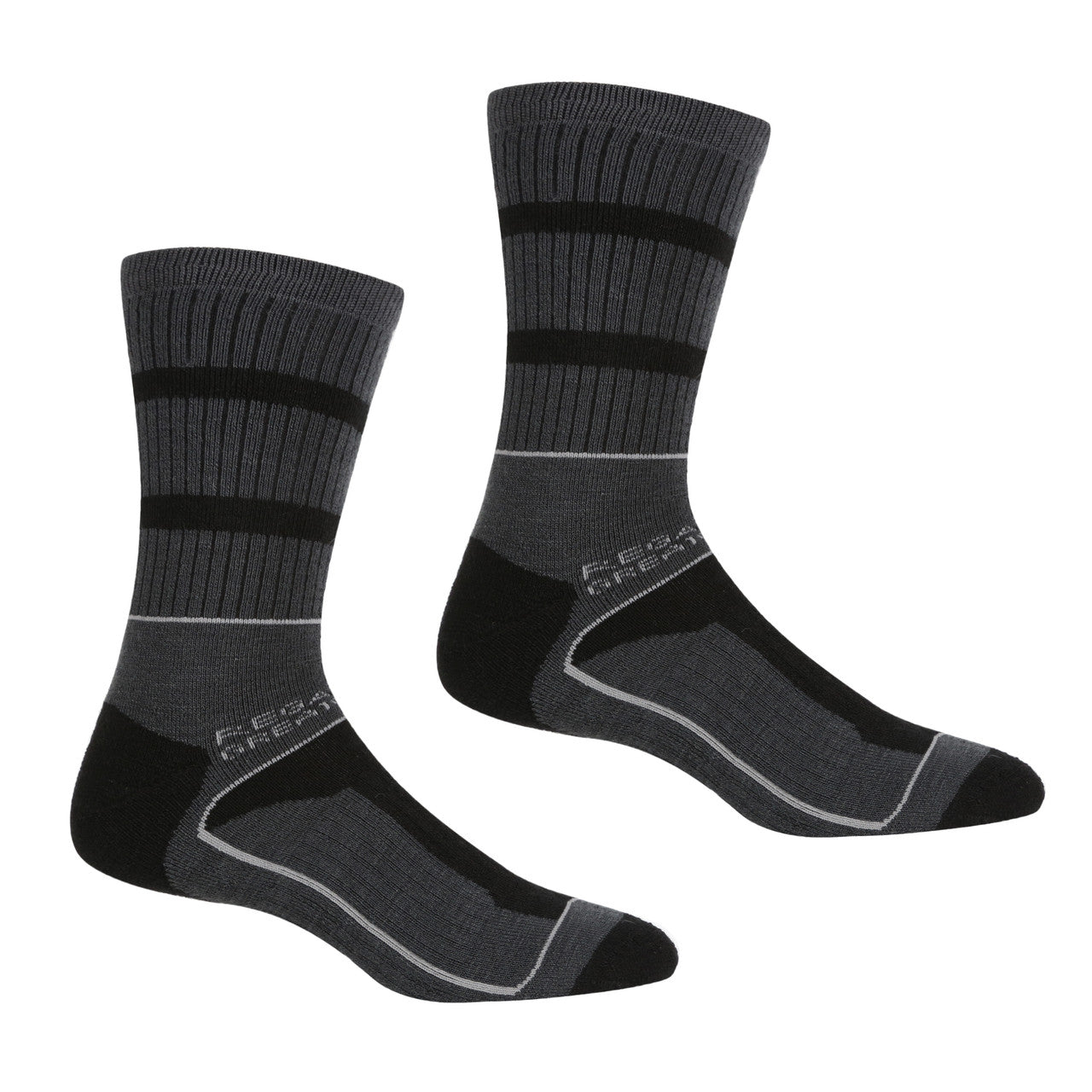 Regatta Mens Walking Socks 3 Season Comfortable Socks 2 Pack