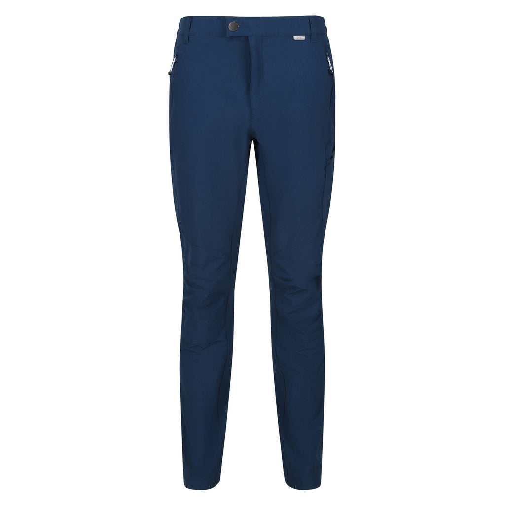 Regatta Mens Highton Walking Hiking Trousers Blue Wing