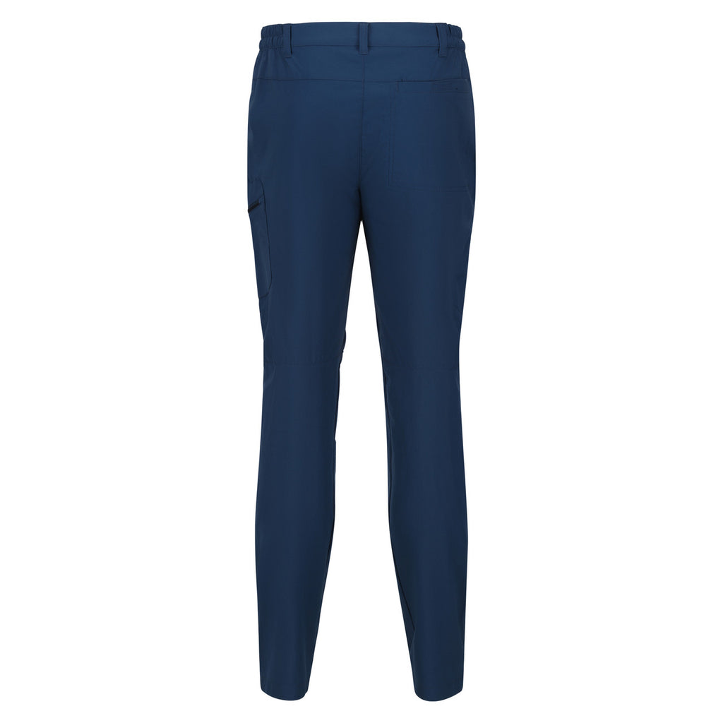 Regatta Mens Highton Walking Hiking Trousers Blue Wing