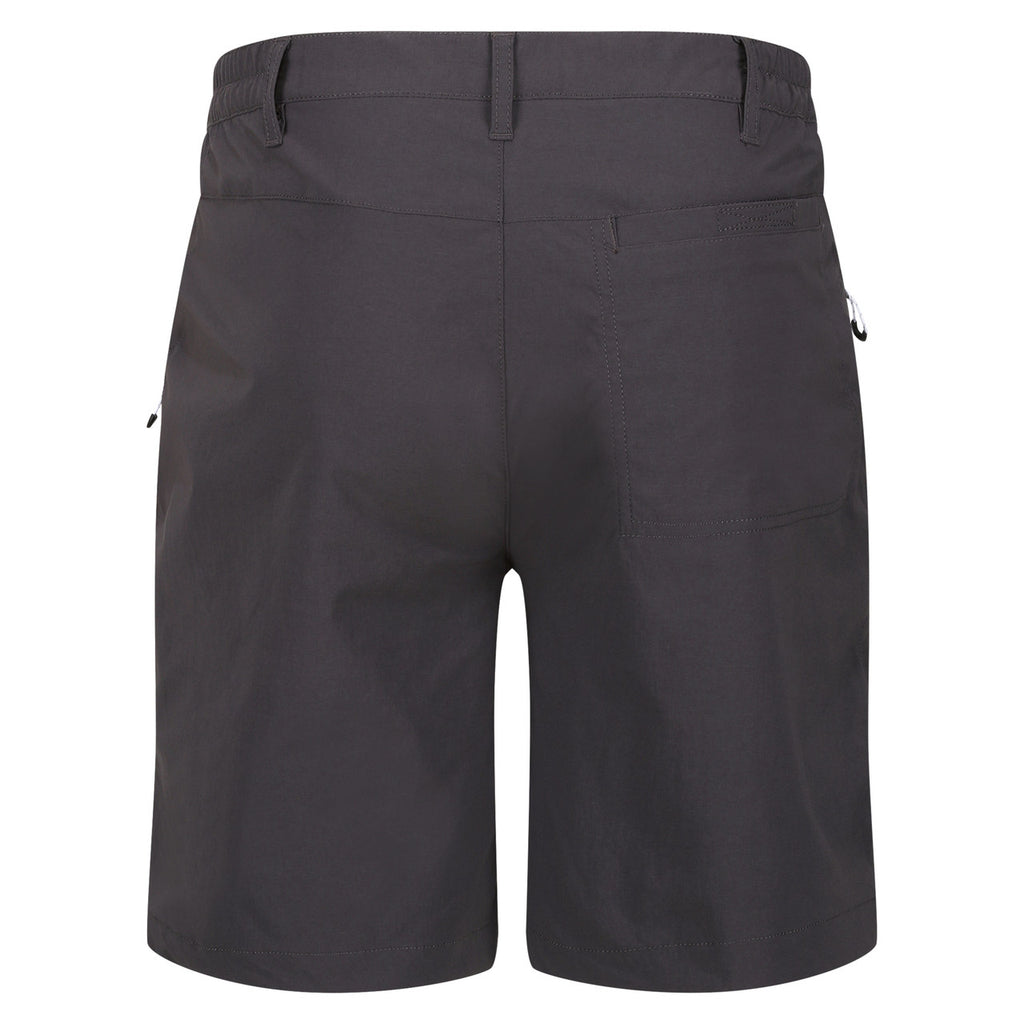 Regatta Mens Highton Mid Length Stretch Walking Shorts Seal Grey