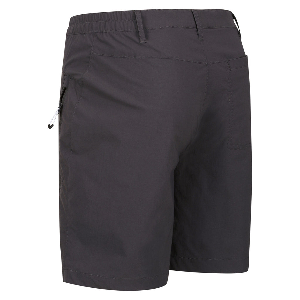 Regatta Mens Highton Mid Length Stretch Walking Shorts Seal Grey