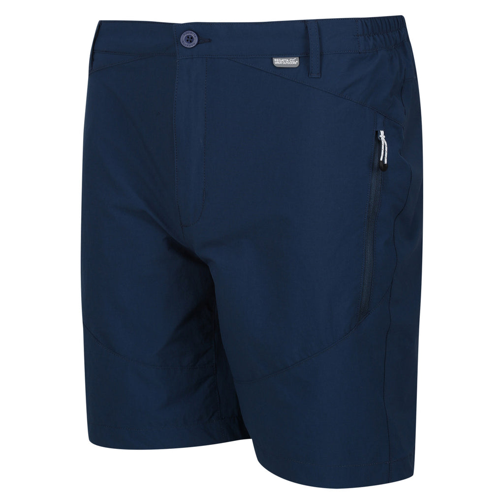 Regatta Mens Highton Mid Length Stretch Walking Shorts Blue Wing