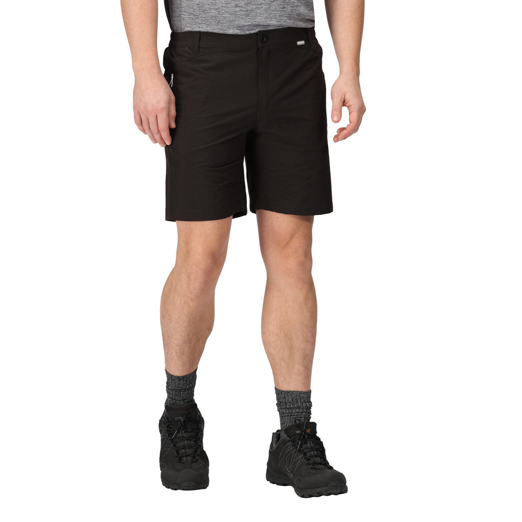 Regatta Mens Highton Mid Length Stretch Walking Shorts India Grey