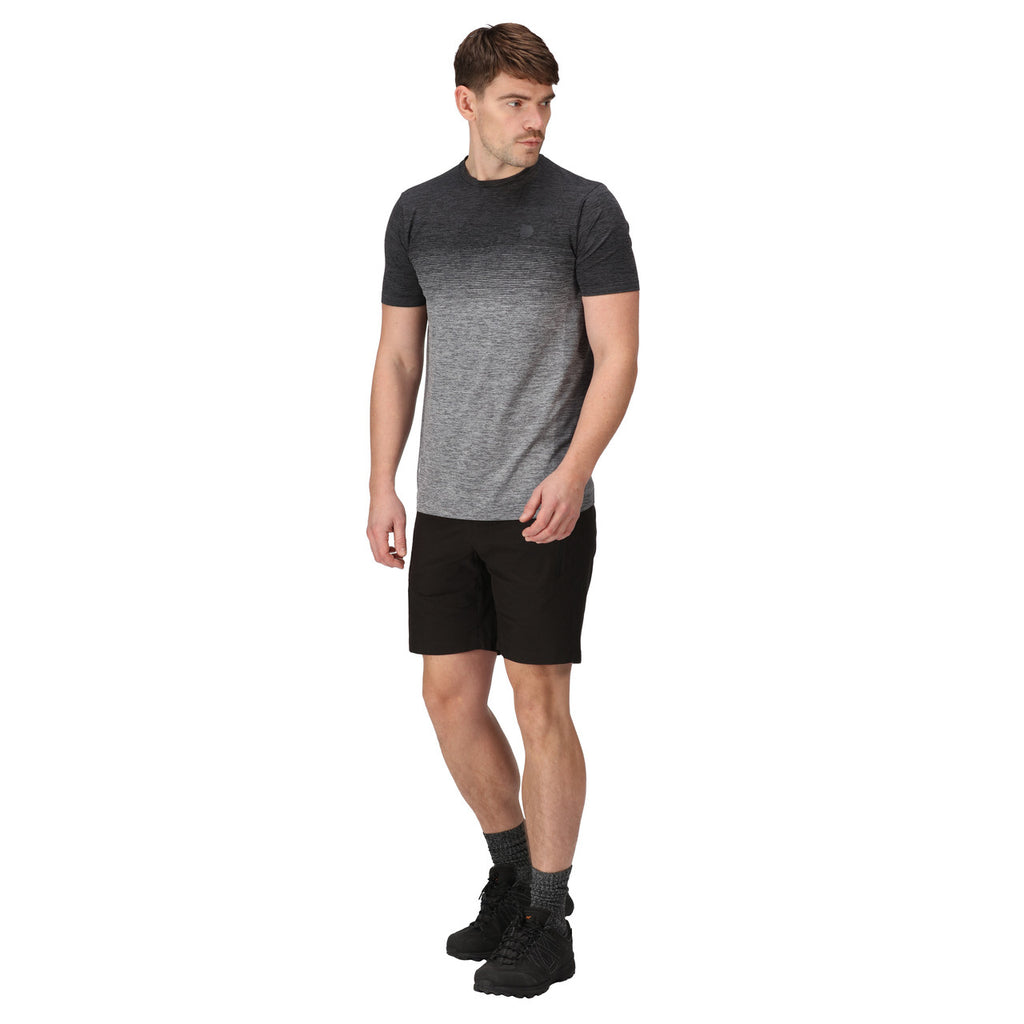 Regatta Mens Highton Mid Length Stretch Walking Shorts India Grey