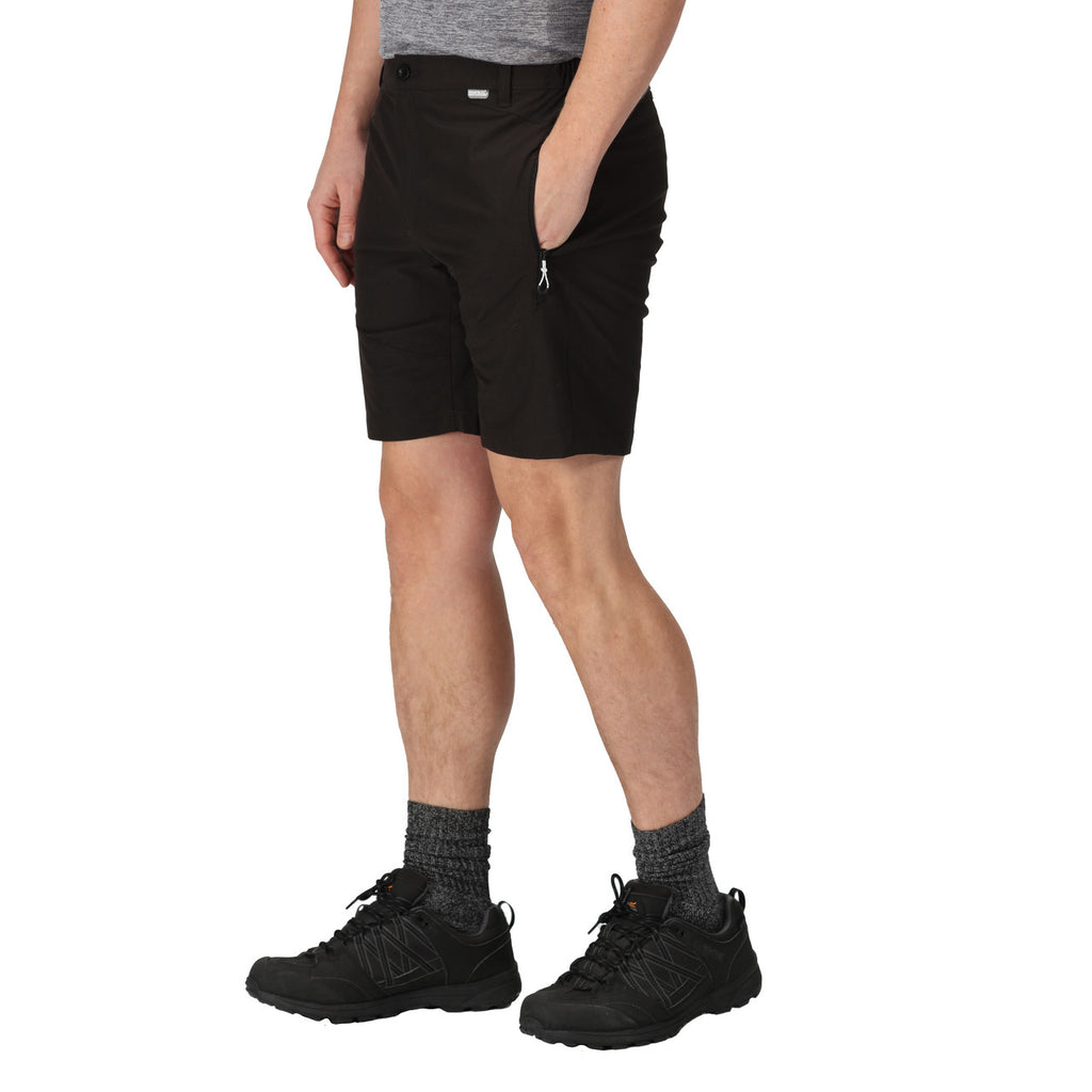 Regatta Mens Highton Mid Length Stretch Walking Shorts India Grey