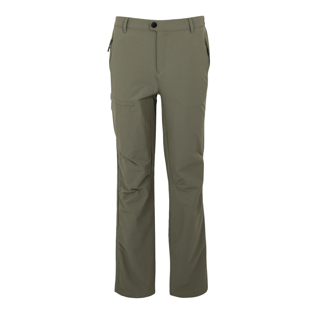 Regatta Mens Highton II Walking Trousers Stretch Outdoor Hiking Water Resistant - Treetop