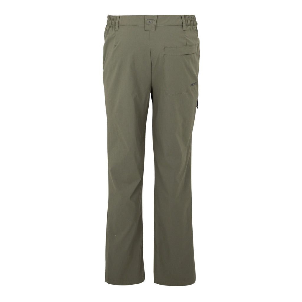 Regatta Mens Highton II Walking Trousers Stretch Outdoor Hiking Water Resistant - Treetop